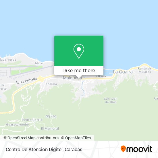 Centro De Atencion Digitel map