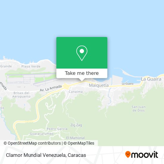 Mapa de Clamor Mundial Venezuela