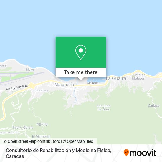 Consultorio de Rehabilitación y Medicina Física map