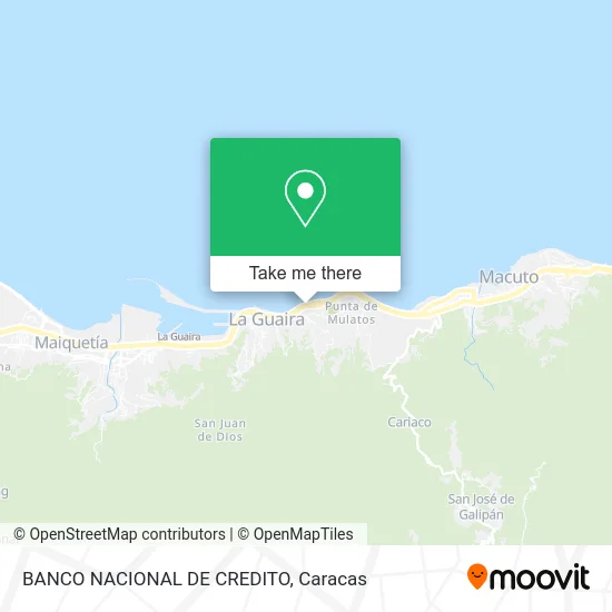 BANCO NACIONAL DE CREDITO map