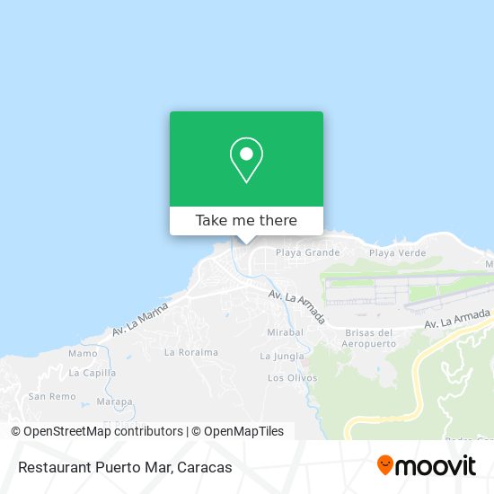 Restaurant Puerto Mar map