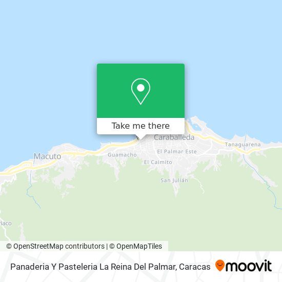 Panaderia Y Pasteleria La Reina Del Palmar map