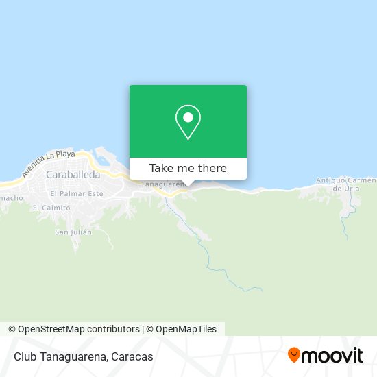 Club Tanaguarena map