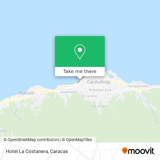 Hotel La Costanera map
