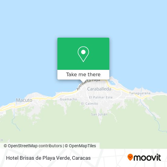 Hotel Brisas de Playa Verde map