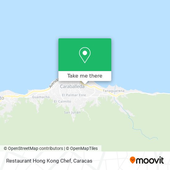 Restaurant Hong Kong Chef map
