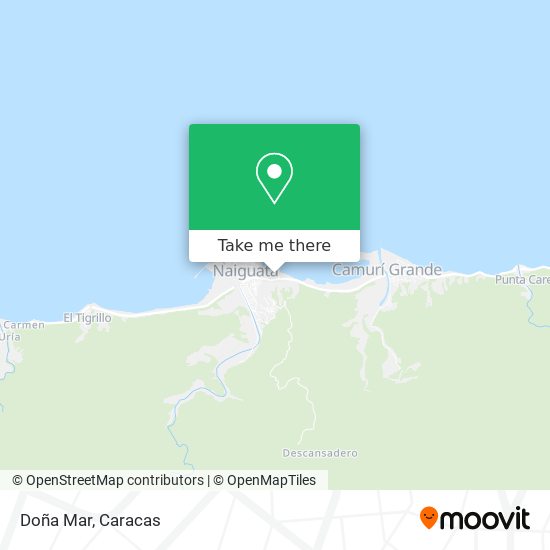 Doña Mar map