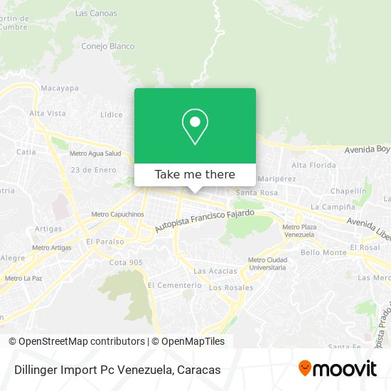 Dillinger Import Pc Venezuela map
