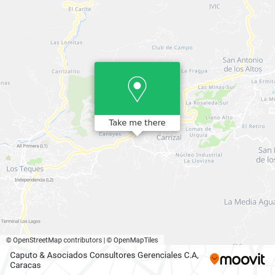 Caputo & Asociados Consultores Gerenciales C.A map