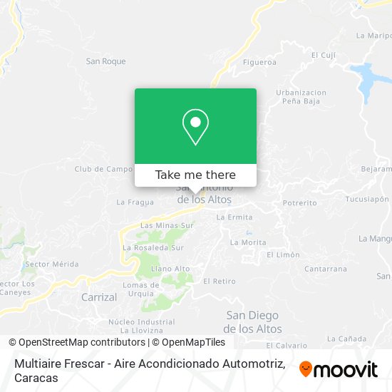 Multiaire Frescar - Aire Acondicionado Automotriz map