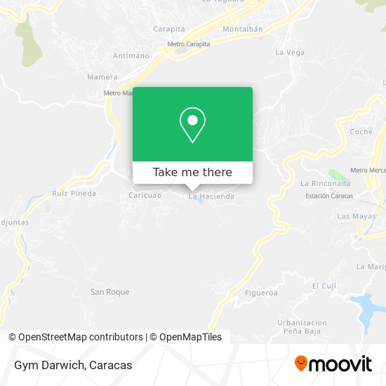 Gym Darwich map