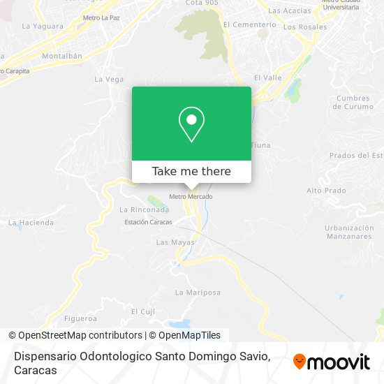 Dispensario Odontologico Santo Domingo Savio map