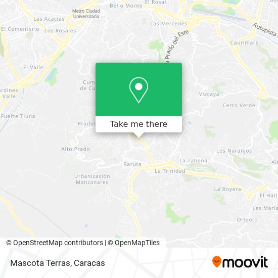 Mascota Terras map