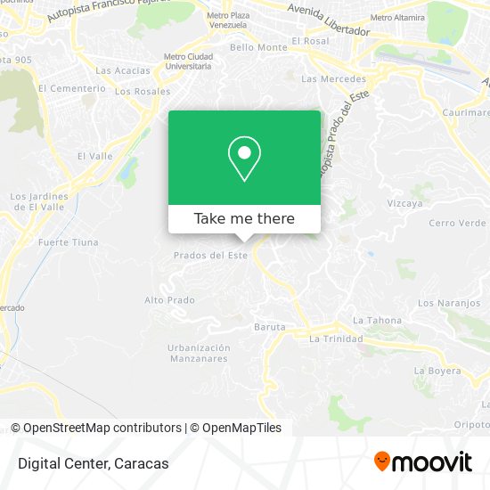 Digital Center map