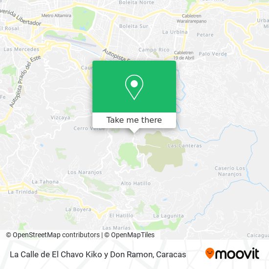 La Calle de El Chavo Kiko y Don Ramon map