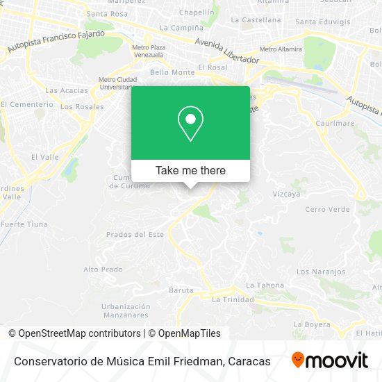 Mapa de Conservatorio de Música Emil Friedman