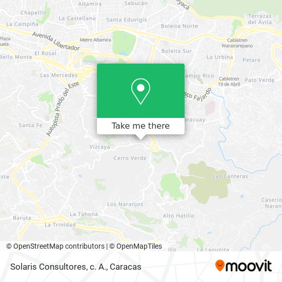 Solaris Consultores, c. A. map