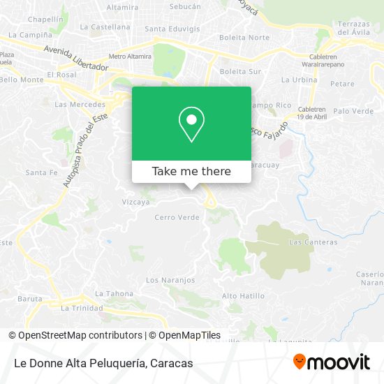 Le Donne Alta Peluquería map