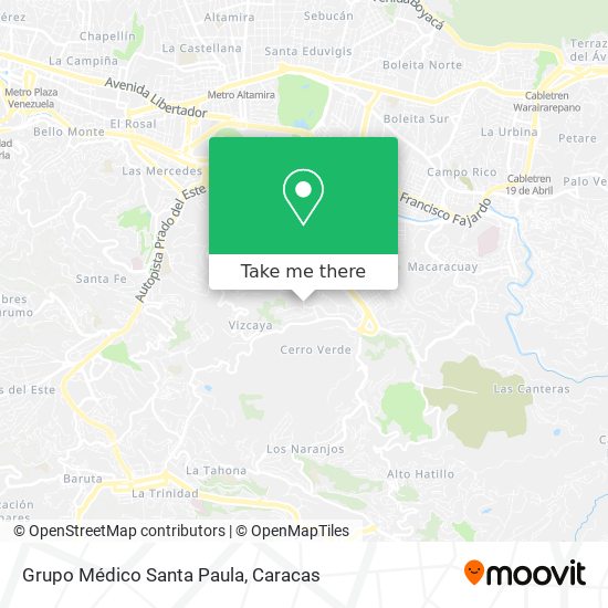 Grupo Médico Santa Paula map