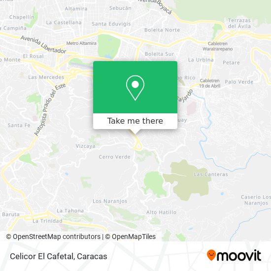 Celicor El Cafetal map