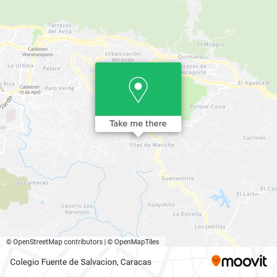 Colegio Fuente de Salvacion map