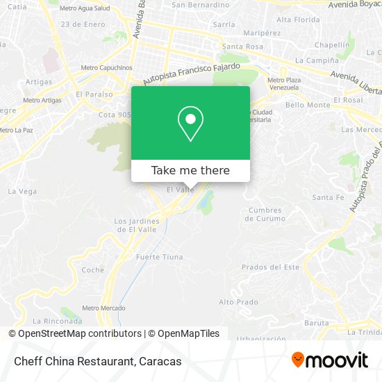 Cheff China Restaurant map