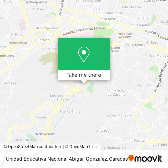 Unidad Educativa Nacional Abigail Gonzalez map