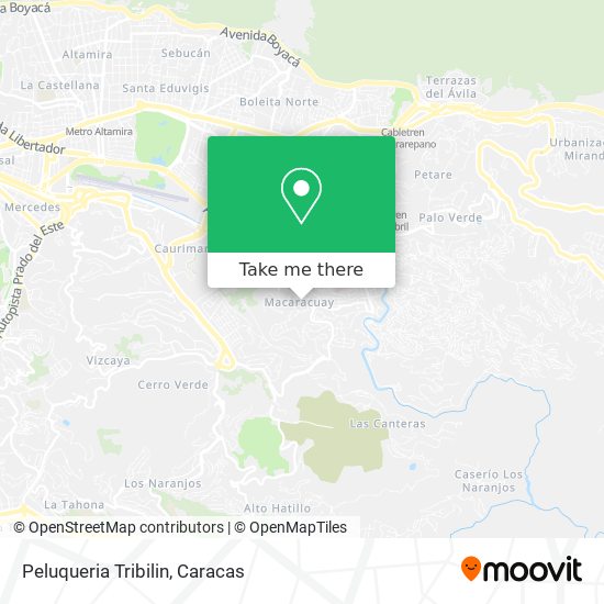 Peluqueria Tribilin map