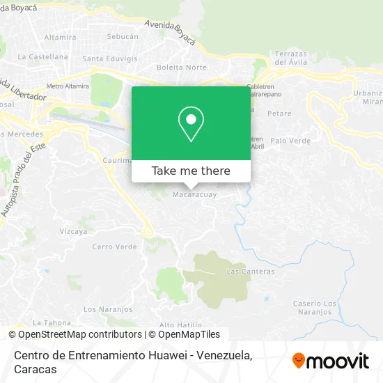 Centro de Entrenamiento Huawei - Venezuela map