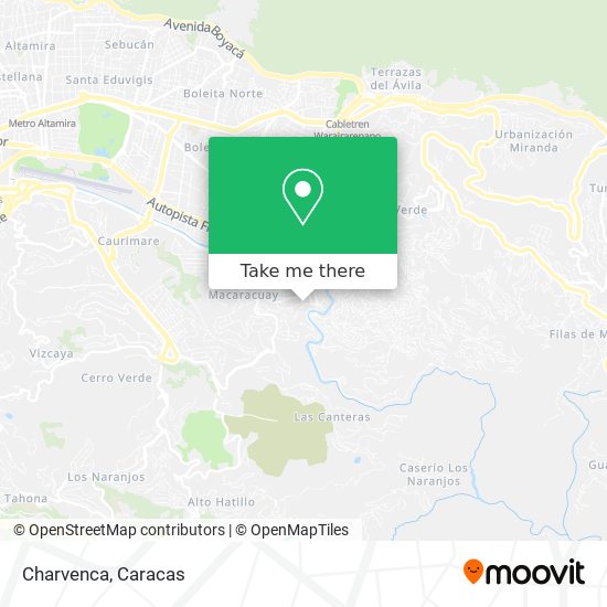 Mapa de Charvenca