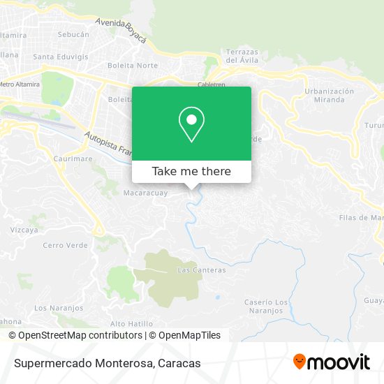 Mapa de Supermercado Monterosa