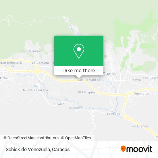Schick de Venezuela map