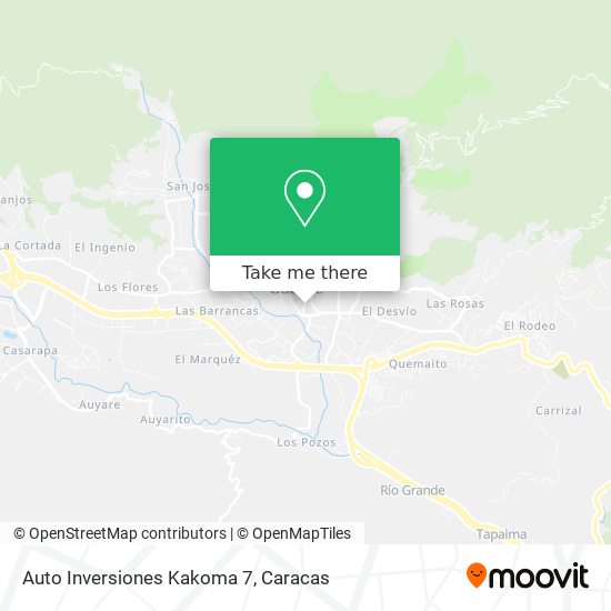 Auto Inversiones Kakoma 7 map