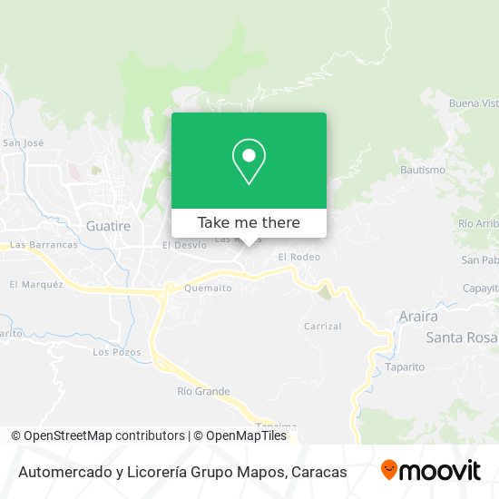 Automercado y Licorería Grupo Mapos map