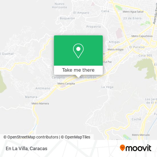 En La Villa map