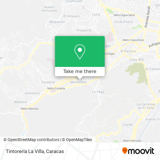 Tintorería La Villa map