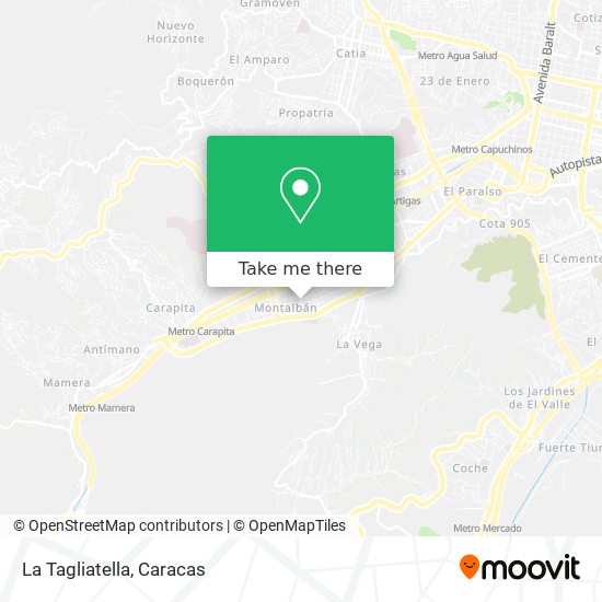 La Tagliatella map