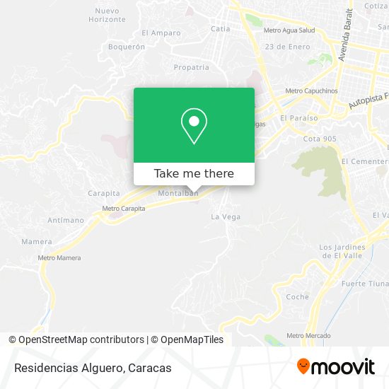Residencias Alguero map