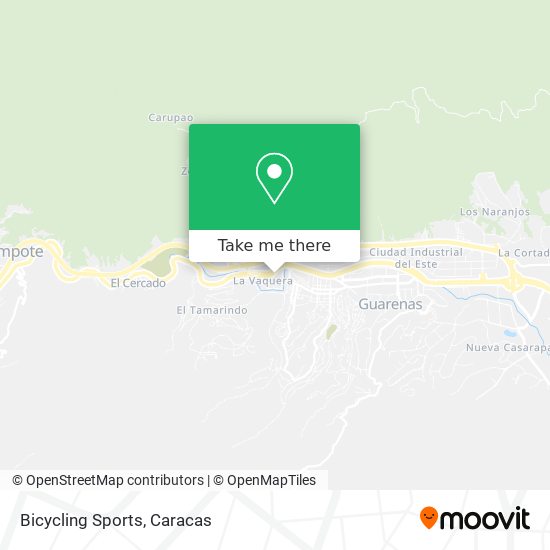 Bicycling Sports map