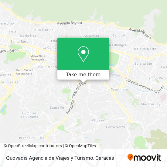 Quovadis Agencia de Viajes y Turismo map