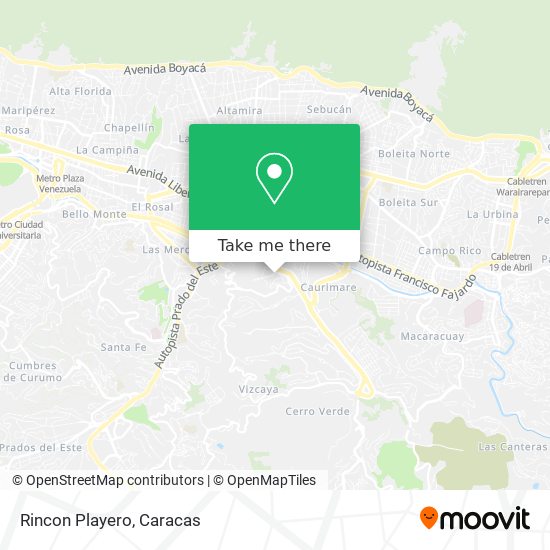 Rincon Playero map