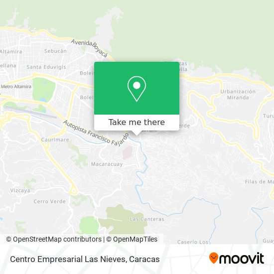 Centro Empresarial Las Nieves map