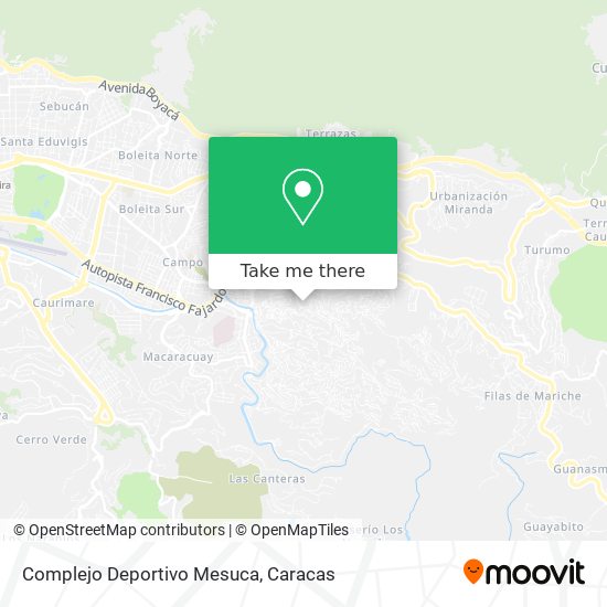 Complejo Deportivo Mesuca map