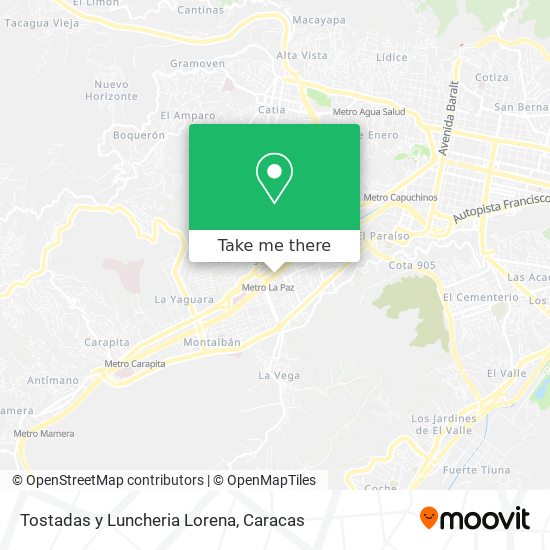 Tostadas y Luncheria Lorena map