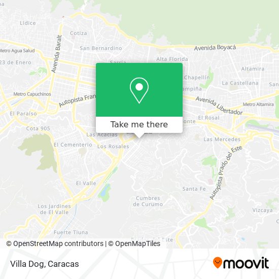 Villa Dog map