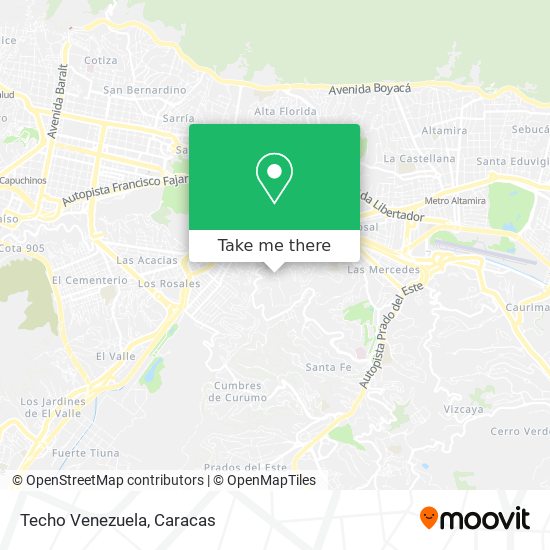 Techo Venezuela map