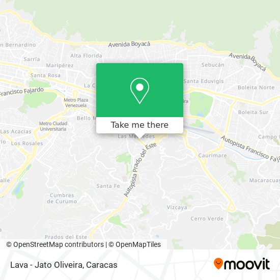 Lava - Jato Oliveira map