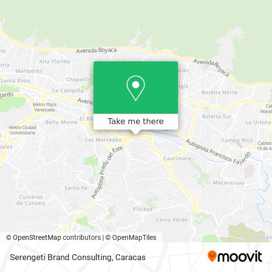 Serengeti Brand Consulting map