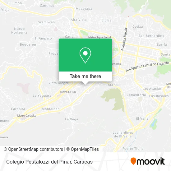 Colegio Pestalozzi del Pinar map