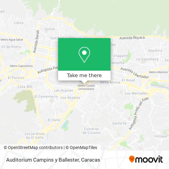 Auditorium Campins y Ballester map